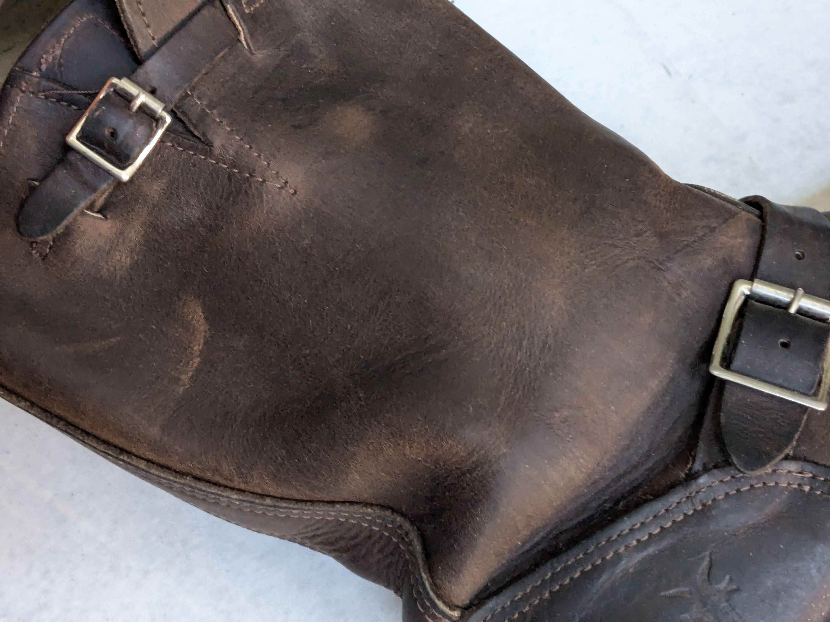 Frye Frye Harness Brown Leather 10.5 M Leather Buckle Punk Size US 10.5 / EU 43-44 - 13 Thumbnail