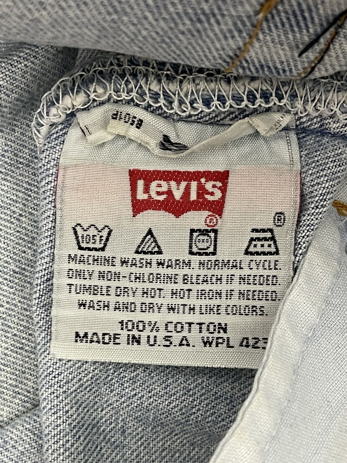 Levi's Vintage Clothing Vtg 1995 Levi’s 501 USA Rebuilt Patchwork Regular 3🟦8 Size US 32 / EU 48 - 15 Thumbnail