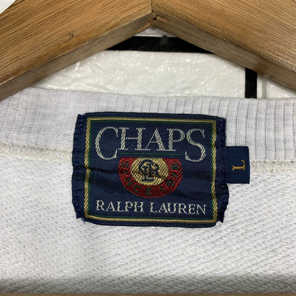 Ralph Lauren 🔥VINTAGE DISTRESSED SWEATSHIRT CHAPS RALPH LAUREN JEEP Size US L / EU 52-54 / 3 - 14 Thumbnail