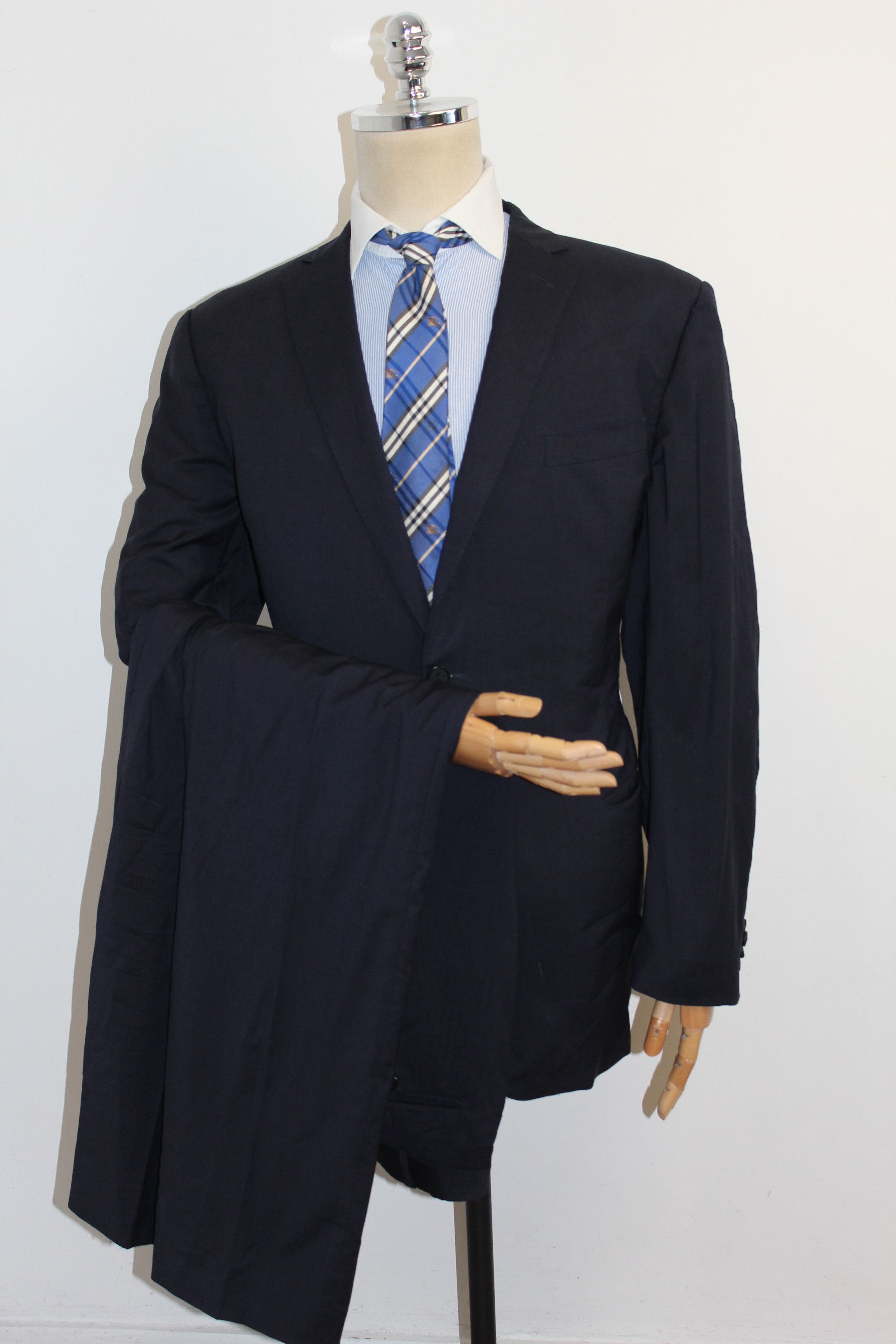 Mens Z Zegna Drop 7 Classic Suit Tailoring Size 56 R