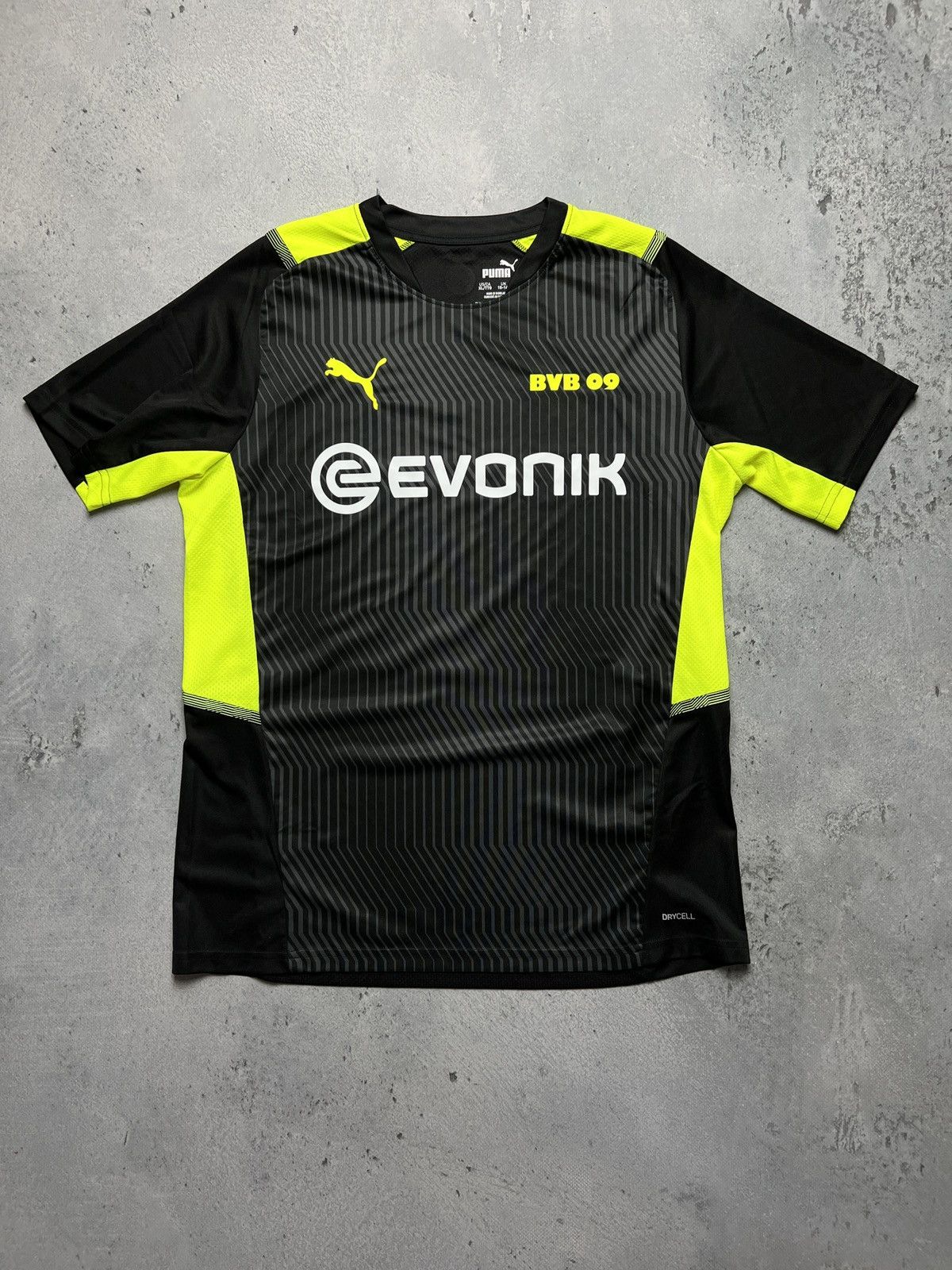 Puma Vintage Puma Borussia Dortmund Football Jersey Tee Black Size US S / EU 44-46 / 1 - 1 Thumbnail