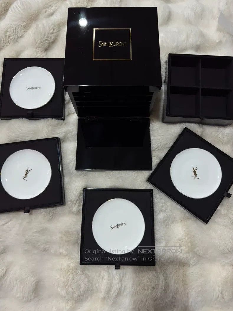 Saint Laurent Paris Saint Laurent Paris Plate Set Size ONE SIZE - 1 Thumbnail