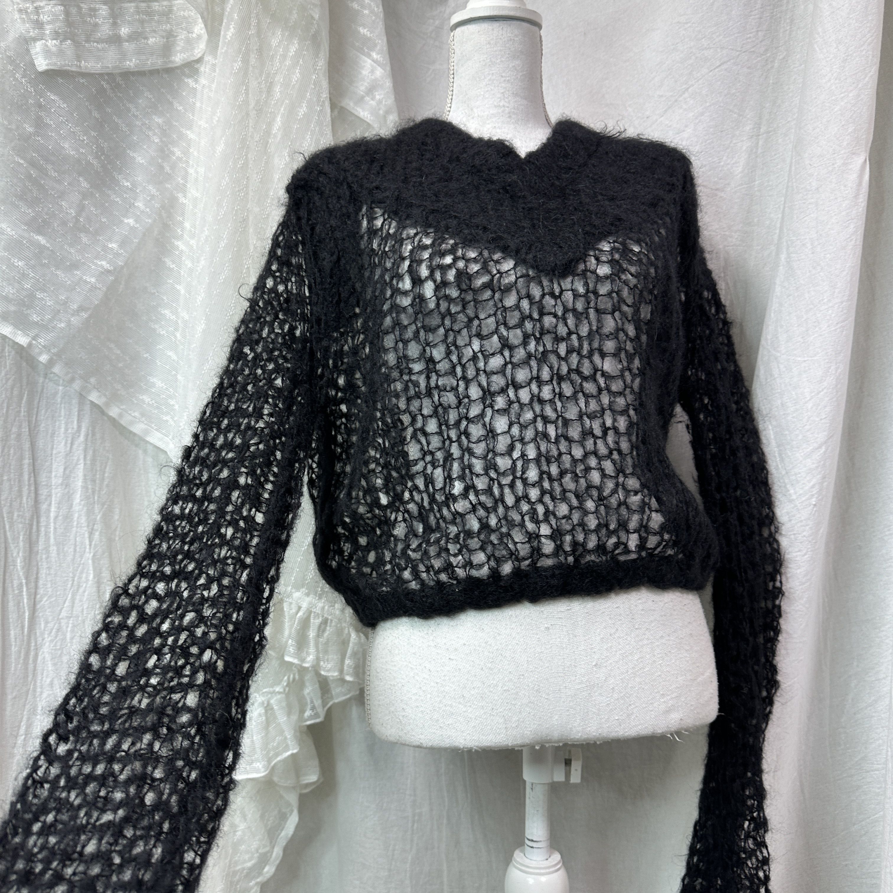 Acne Studios Vintage Acne Studios Mohair Loose Knit Sweater Y2K Size M / US 6-8 / IT 42-44 - 11 Thumbnail