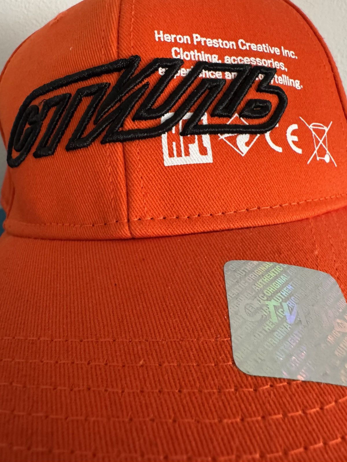 Heron Preston Heron Preston strap back hat Size ONE SIZE - 3 Thumbnail