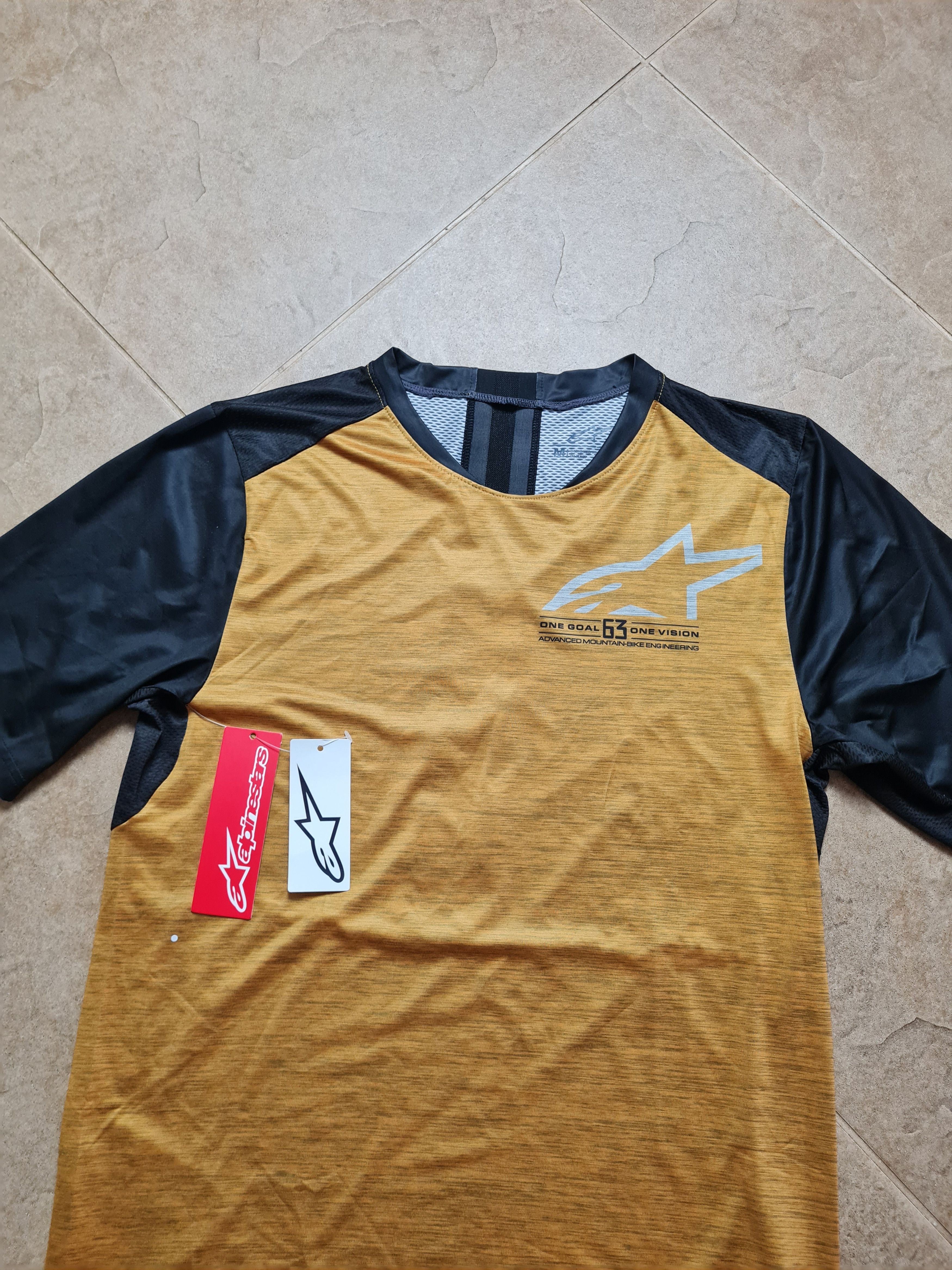 Alpinestars Alpinestars Drop 6.0 V2 Short Sleeve Jersey Tangerine-Black Size US M / EU 48-50 / 2 - 4 Thumbnail