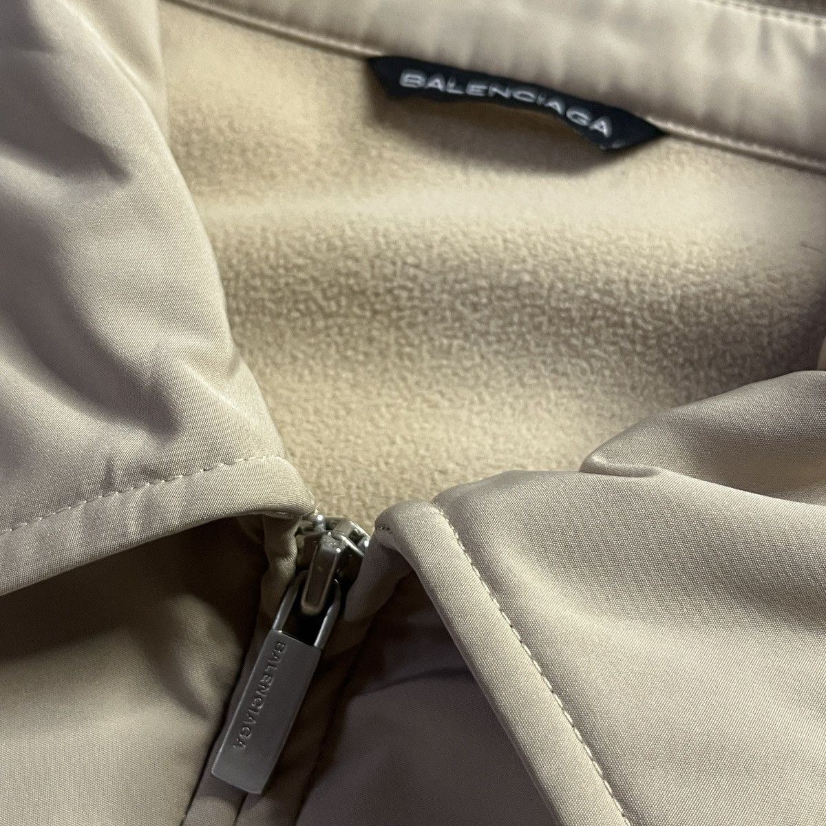 Balenciaga Balenciaga Beige Harrington-style Jacket Size US L / EU 52-54 / 3 - 4 Thumbnail