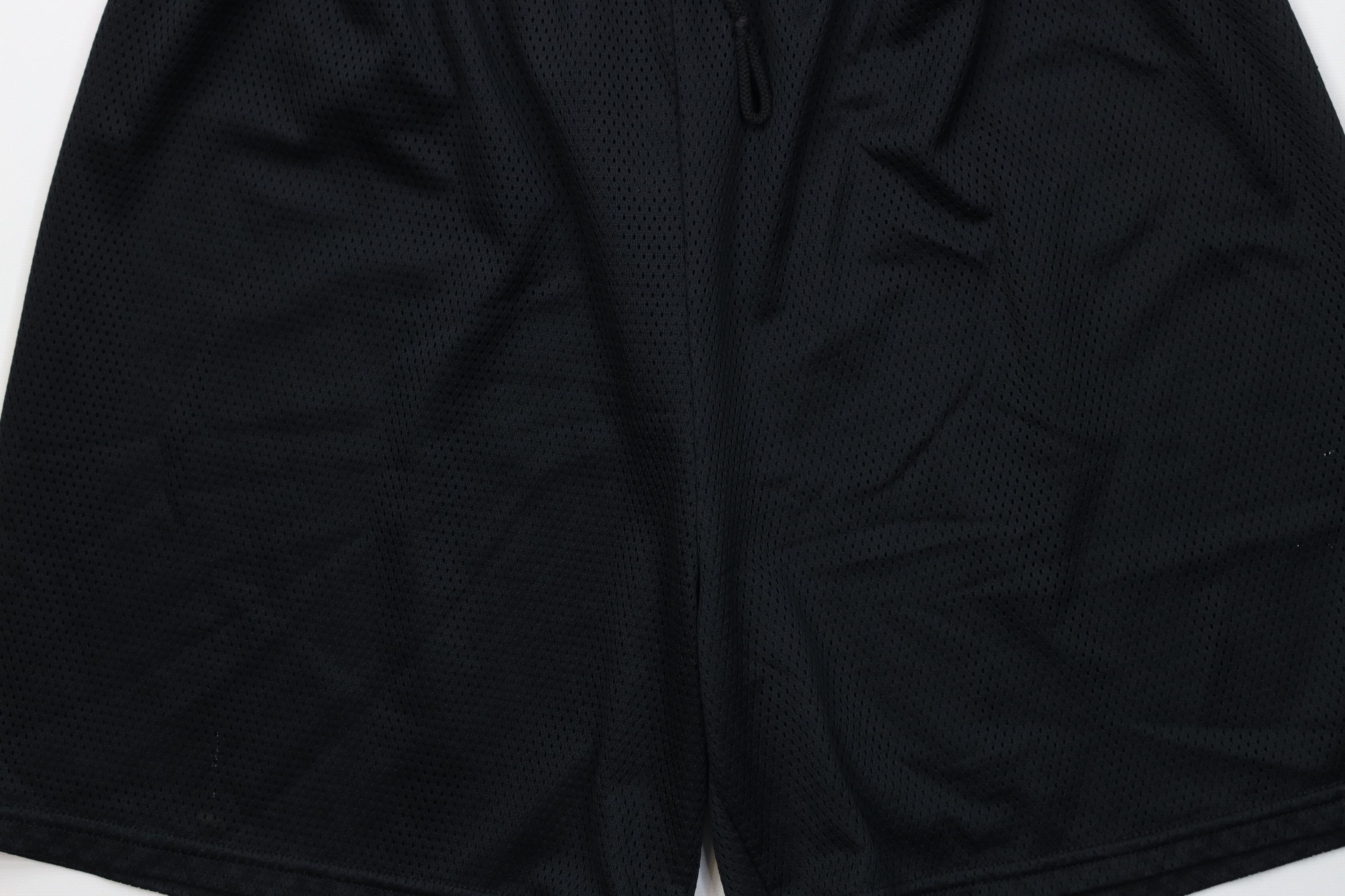 Nike Vintage 90s Nike Mini Swoosh Above Knee Shorts Black Mesh Size US 36 / EU 52 - 3 Thumbnail