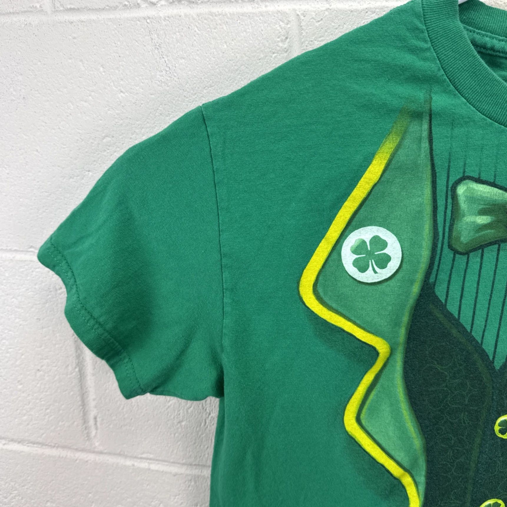 Vintage VINTAGE ST PATRICK’S DAY T SHIRT Green 90s Irish Leprechaun Logo Regular Medium Mens T-Shirt Size US M / EU 48-50 / 2 - 5 Thumbnail