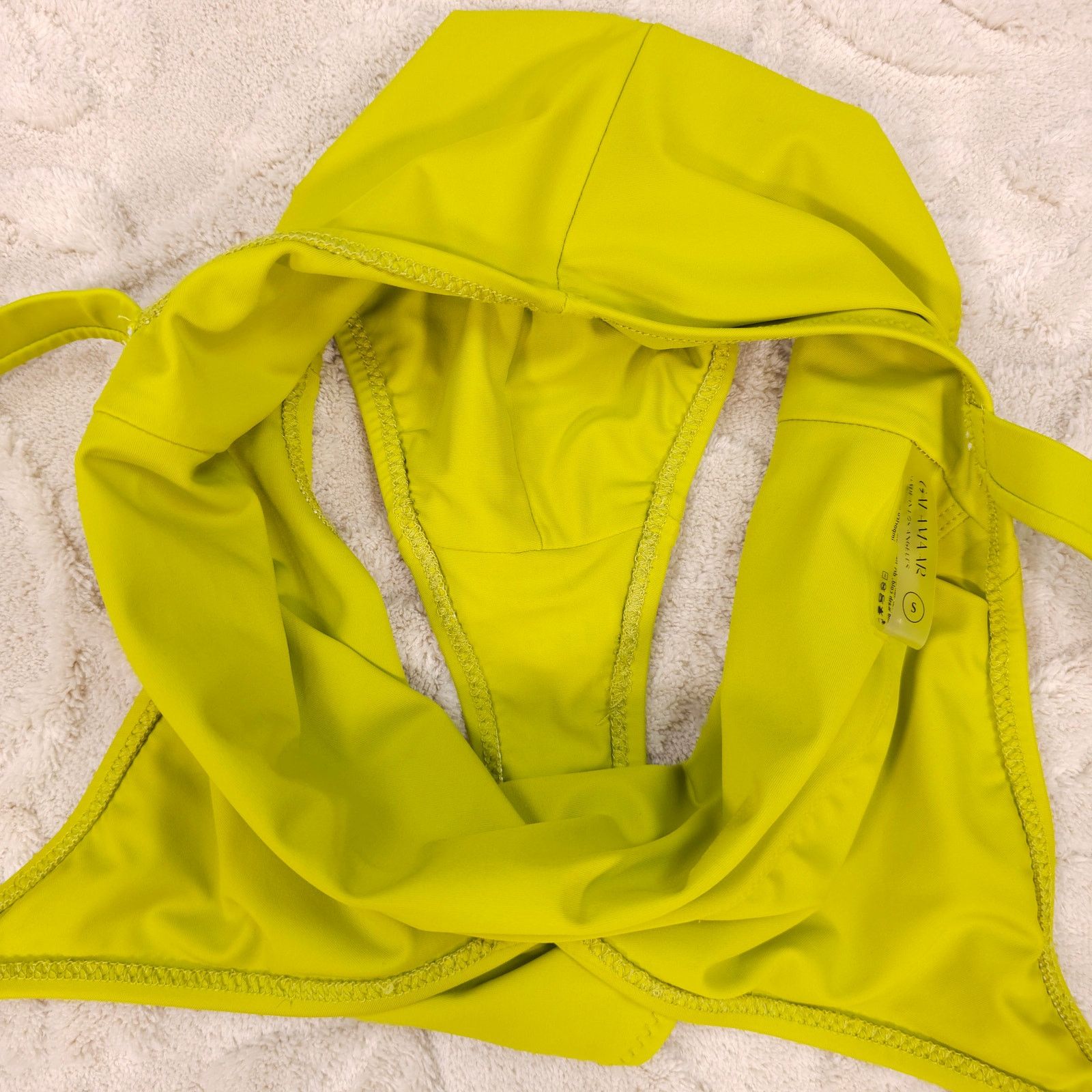 Other Galamaar Cerci Maillot Palma Green High Cut Swimsuit Small Size ONE SIZE - 8 Thumbnail