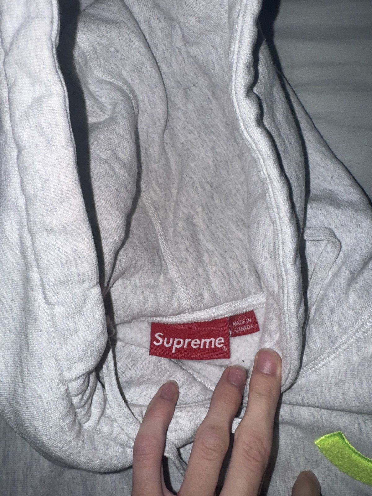 Supreme supreme ash gray “S logo” hoodie Size US M / EU 48-50 / 2 - 2 Thumbnail