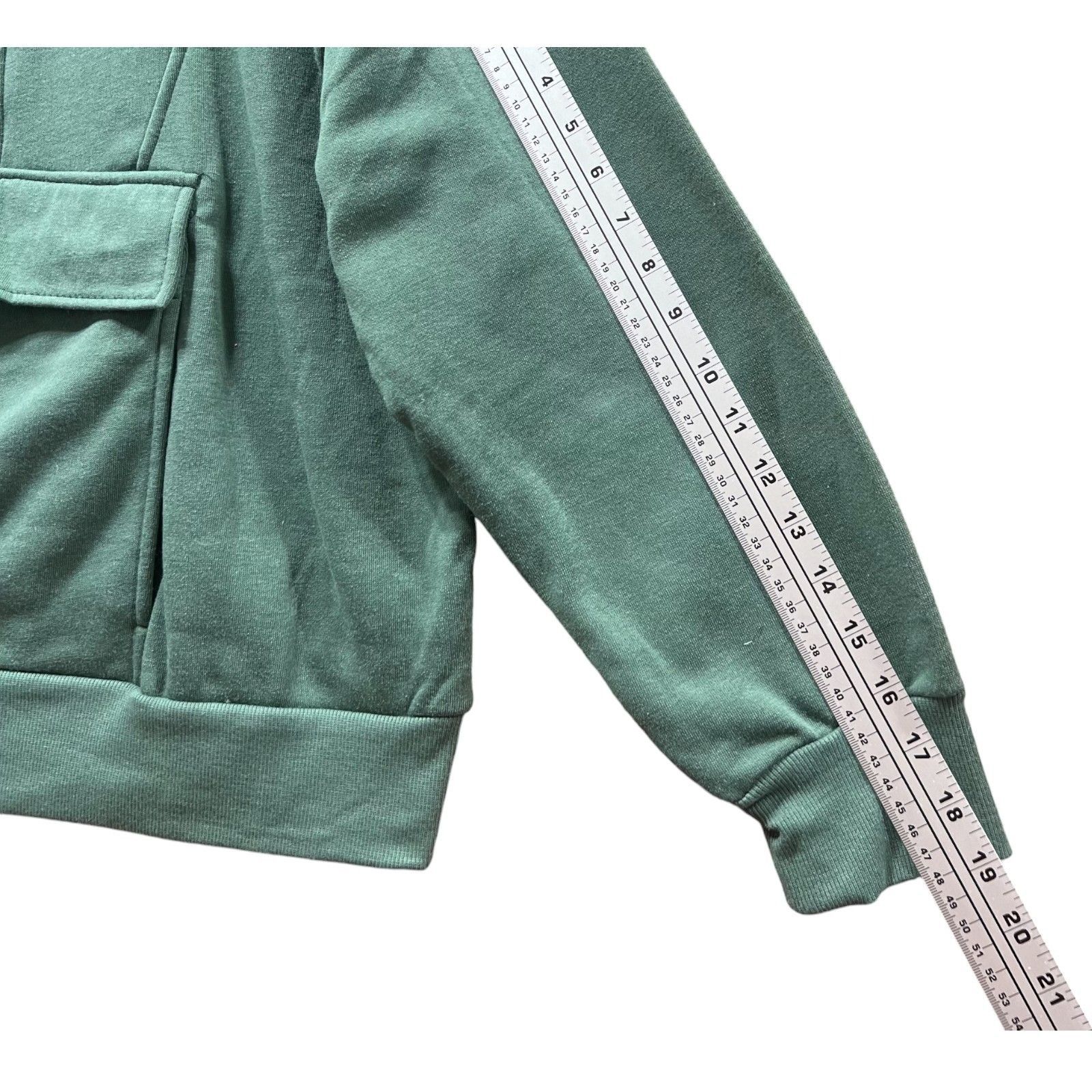 Other Love Mood - Women's Long Sleeve Sweatshirt - Green - Kangaro Size L / US 10 / IT 46 - 7 Thumbnail