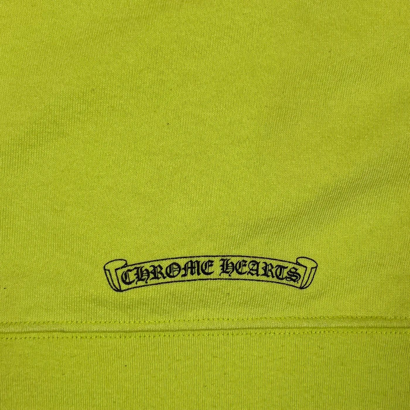 Chrome Hearts Chrome Hearts Matty Boy Lime Green Link Crewneck Size US XL / EU 56 / 4 - 5 Thumbnail