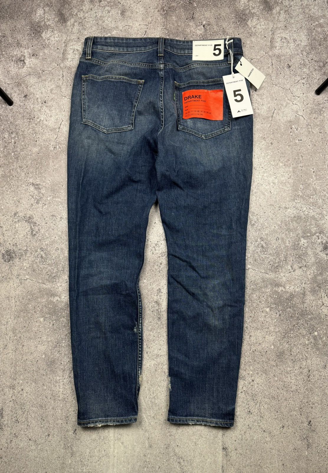 DEPARTMENT5 DEPARTMENT FIVE DRAKE DENIM DISTRESSED Y2K JEANS NEW❗️ Size US 33 - 7 Thumbnail