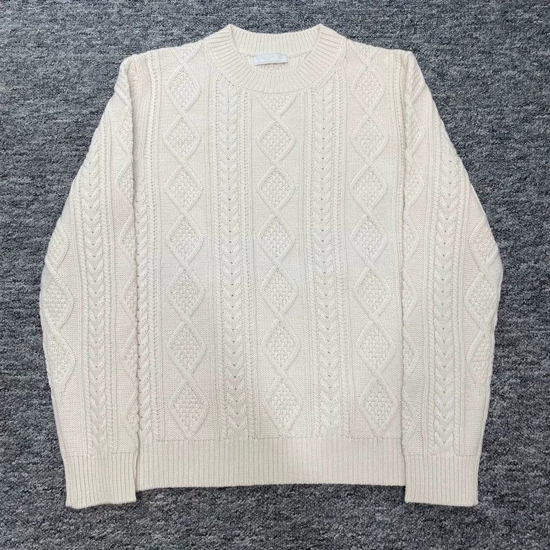 Prada Prada Solid color coarse pattern round-neck pullover long-s Size US M / EU 48-50 / 2 - 1 Thumbnail