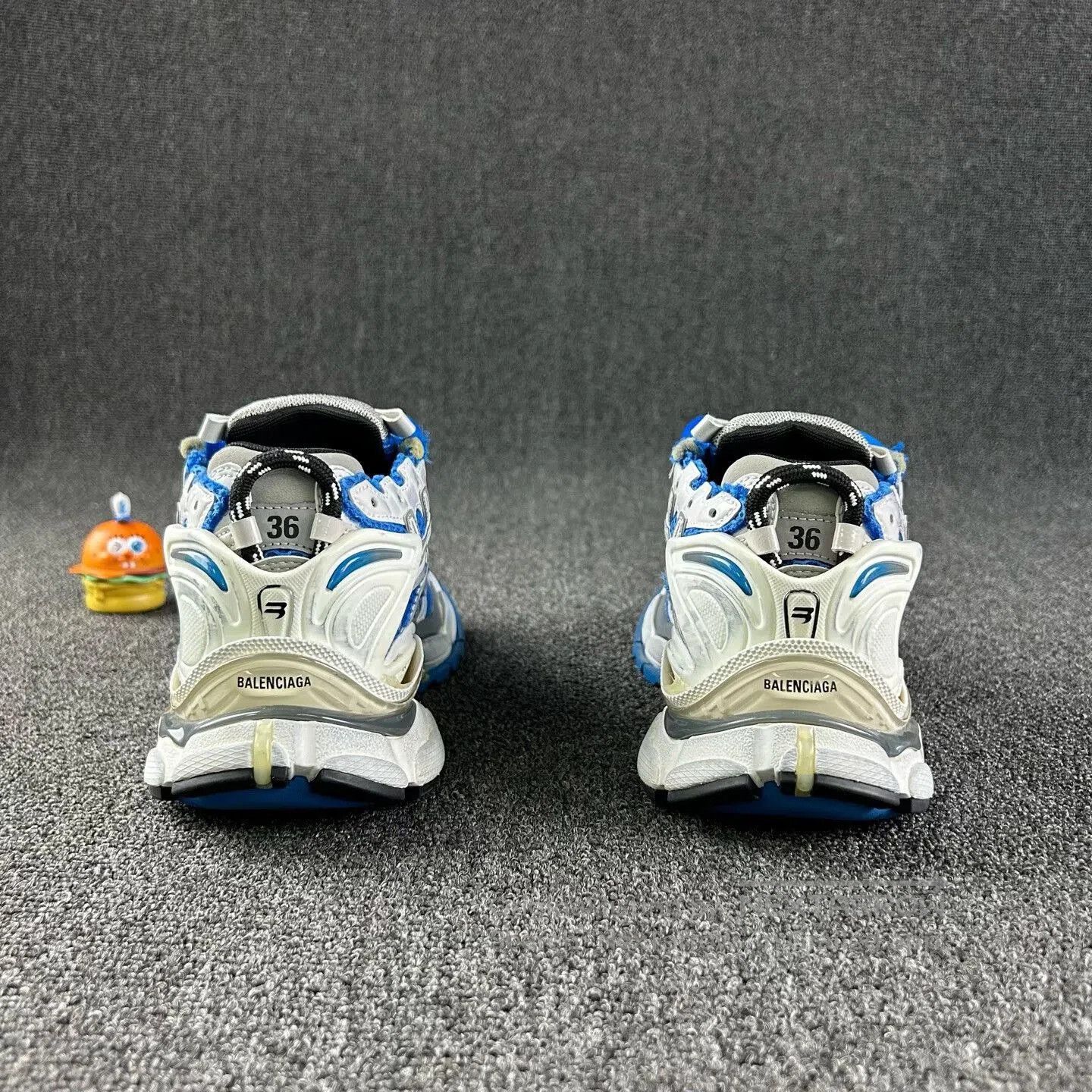 Balenciaga balenciaga runner sports shoes in blue and white. Size US 5.5 / EU 38 - 5 Thumbnail