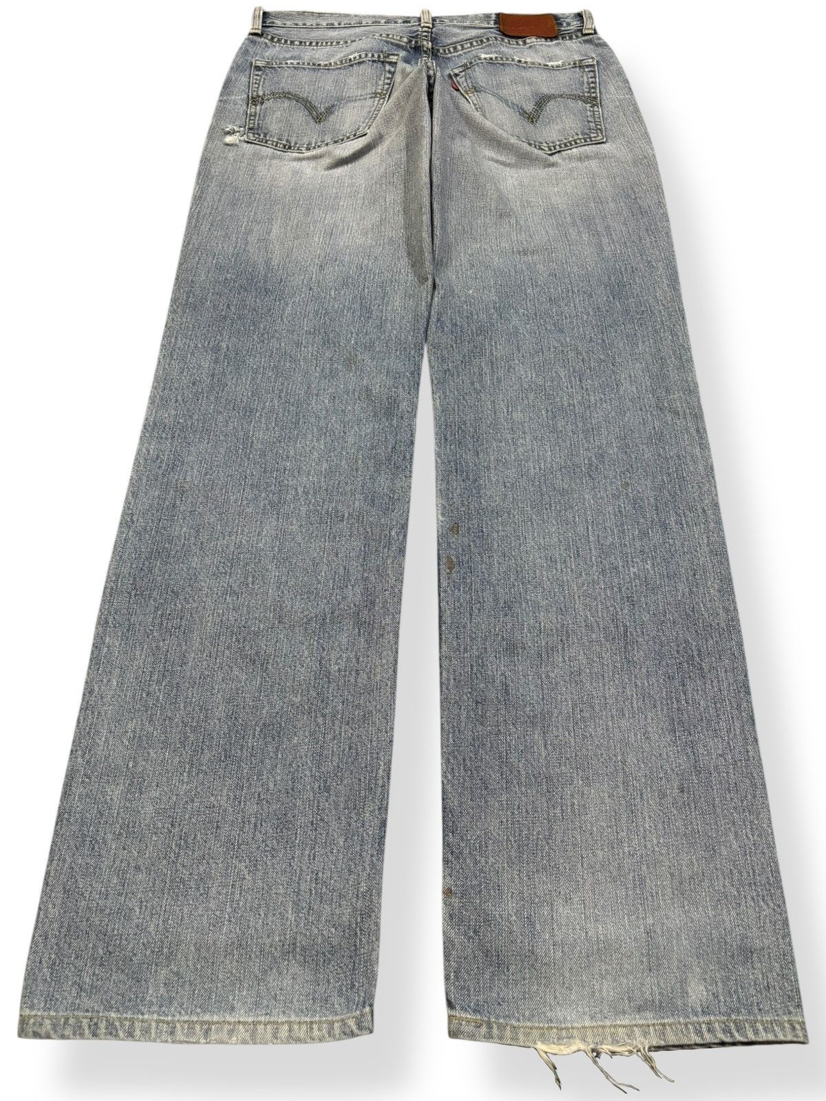 Levi's Vintage Levis 502 Faded Straight Leg Distressed Grunge Jeans Size US 32 / EU 48 - 2 Thumbnail