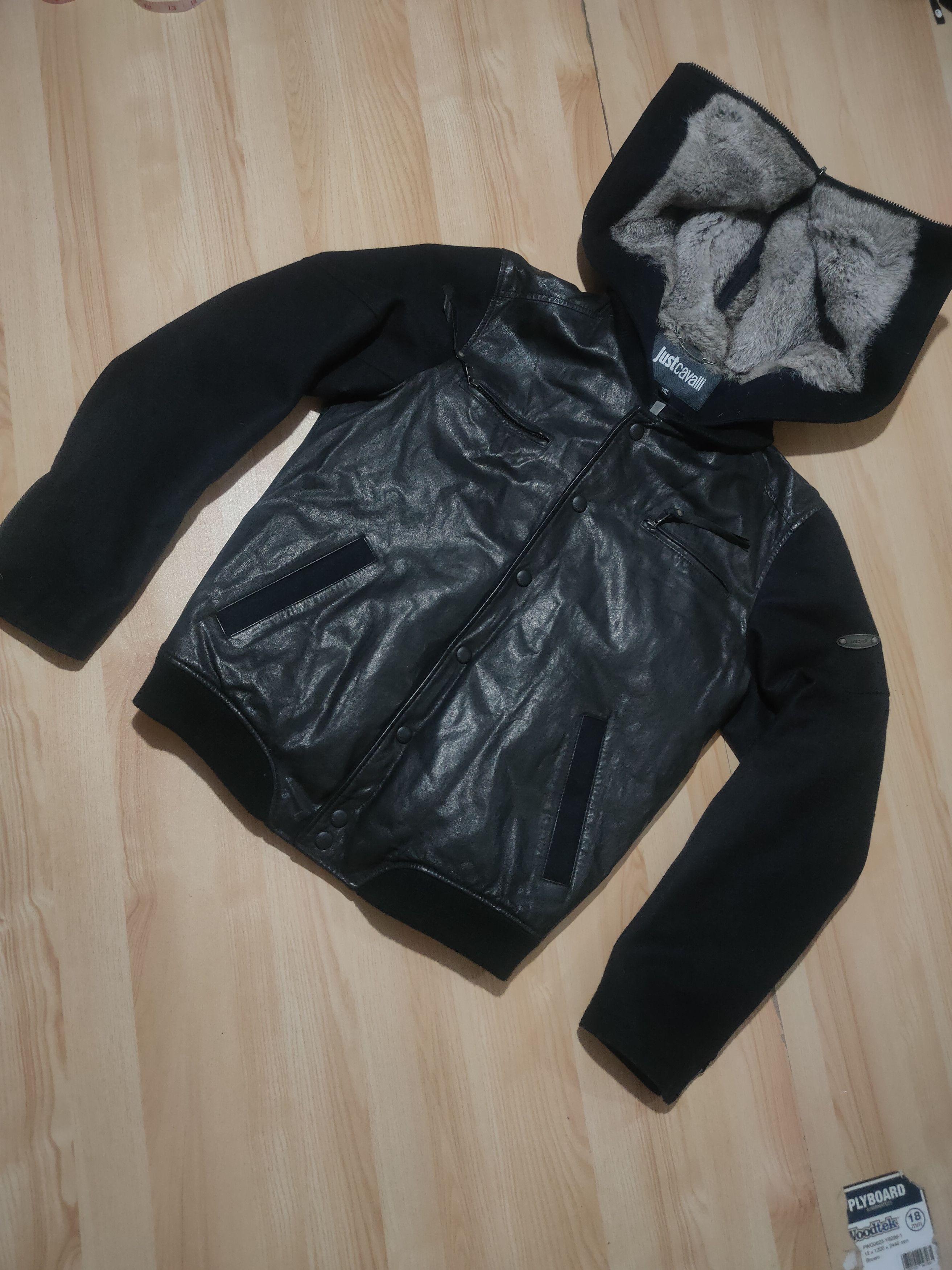 Just Cavalli JUST CAVALLI LEATHER JACKET Size US M / EU 48-50 / 2 - 2 Thumbnail