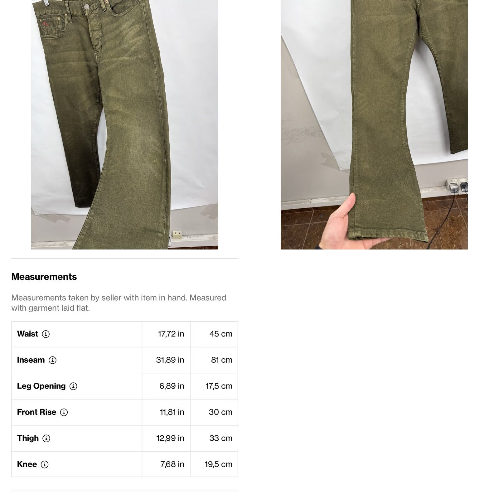 Polo Ralph Lauren VINTAGE Polo Ralph Lauren Sullivan Slim Jeans Olive USA Size 34/32 Slim Size US 34 / EU 50 - 10 Thumbnail