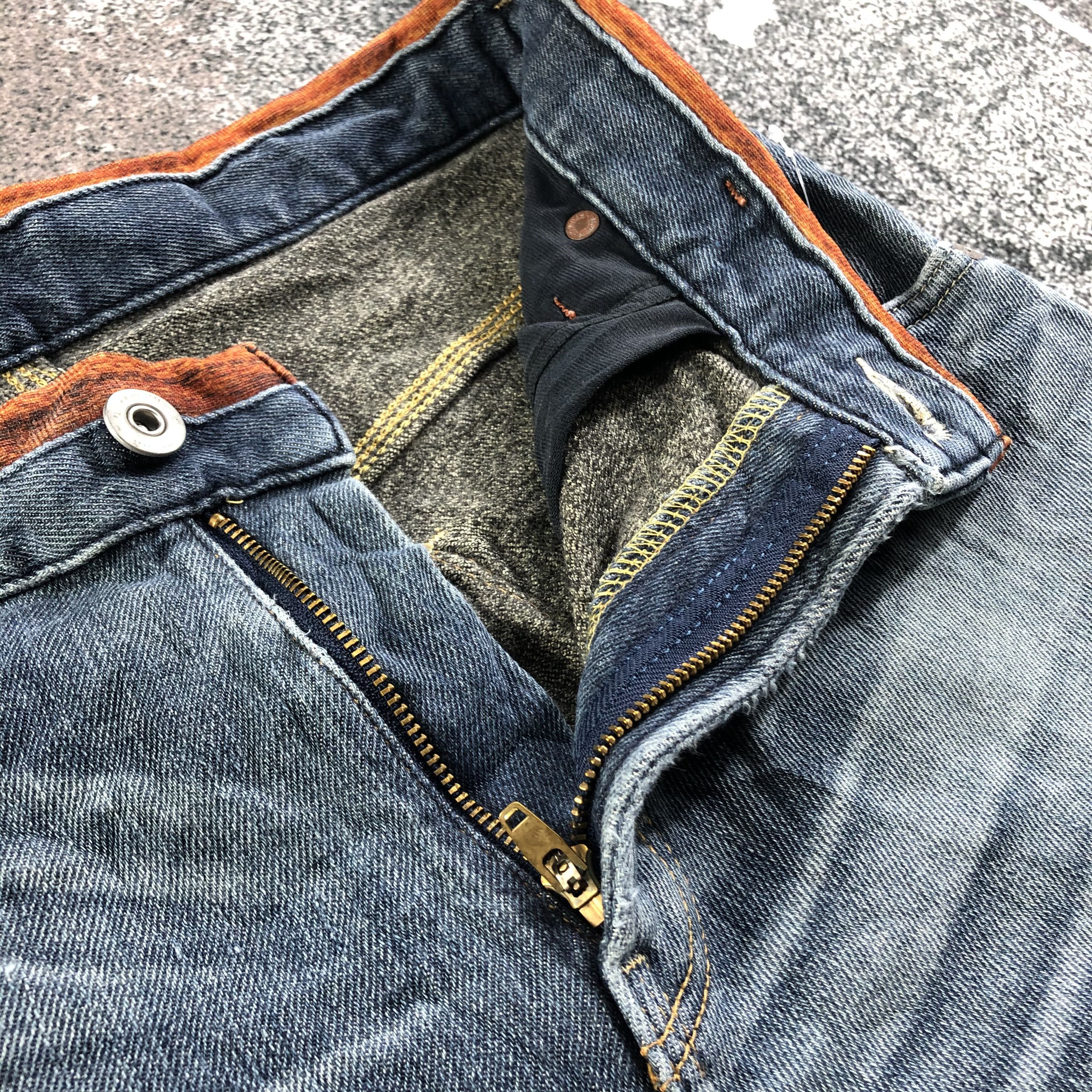 Edwin Edwin Jersey Jeans Faded Blue Denim KJ1494 Size US 32 / EU 48 - 9 Thumbnail