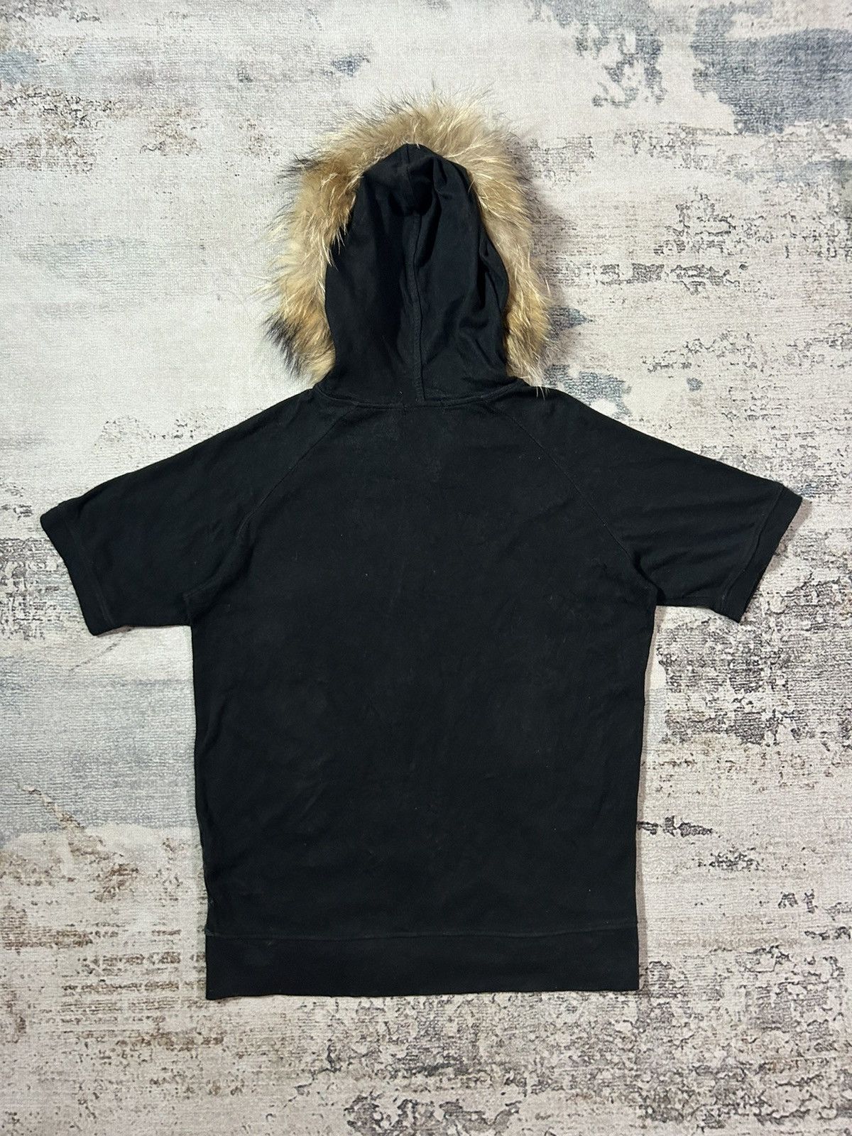 Japanese Undefined Zip Fur Hoodie lgb style