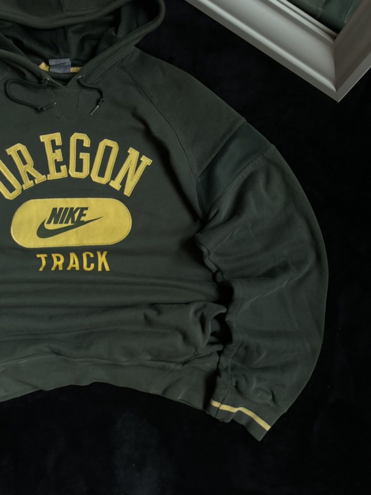 Nike 🦍NIKE OREGON VINTAGE OVERSIZE BIG LOGO HOODIE🦍 Size US XL / EU 56 / 4 - 4 Thumbnail