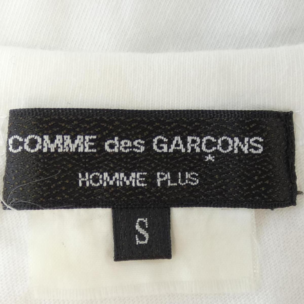 Comme des Garcons Homme Short Sleeve Front Design Cotton Tshirt White Size US S / EU 44-46 / 1 - 4 Thumbnail