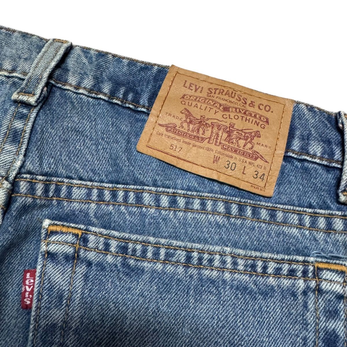 Levi's Vintage 90s Levis 517 Flare Jeans Hedi Slimane Size US 30 / EU 46 - 12 Thumbnail