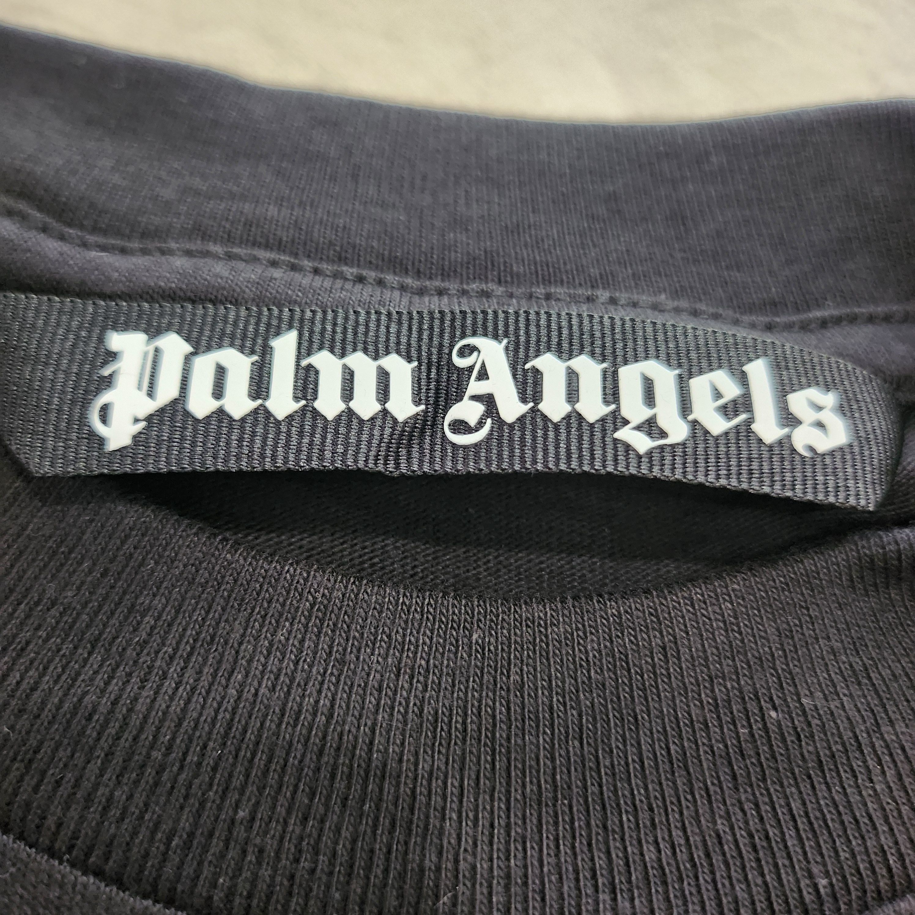 Palm Angels Palm Angels "LA Monogram Spray" Logo T-Shirt Size US L / EU 52-54 / 3 - 12 Thumbnail