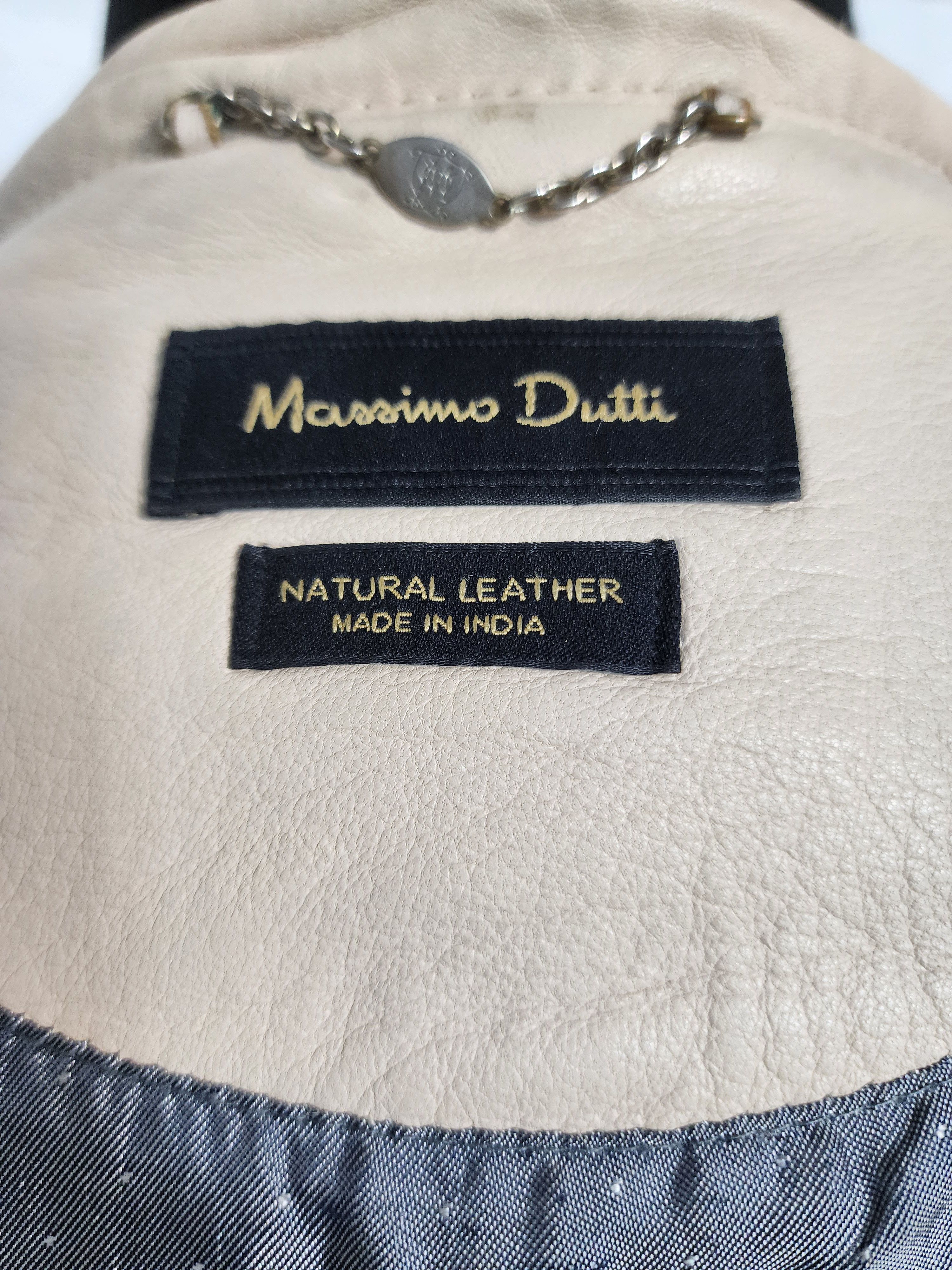 Designer Women's blue leather jacket. Size L / US 10 / IT 46 - 9 Thumbnail