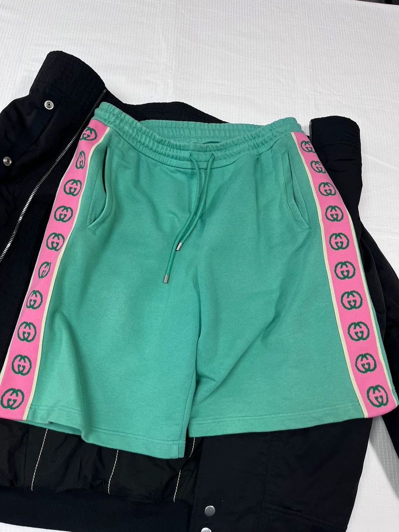 Gucci Gucci Size L Green drawstring shorts size L 2502-Nextarrow Size US 36 / EU 52 - 1 Thumbnail