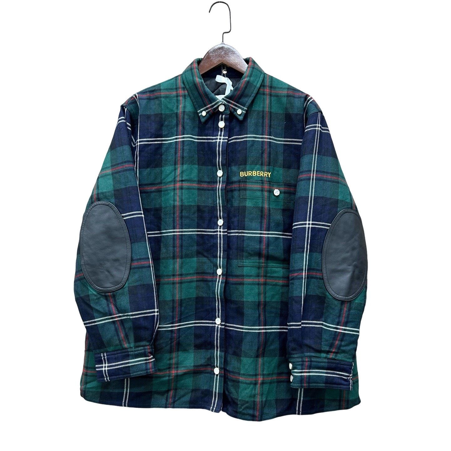 Burberry Burberry Plaid Leather Patch Jacket UK 6 Size XS / US 0-2 / IT 36-38 - 1 Thumbnail