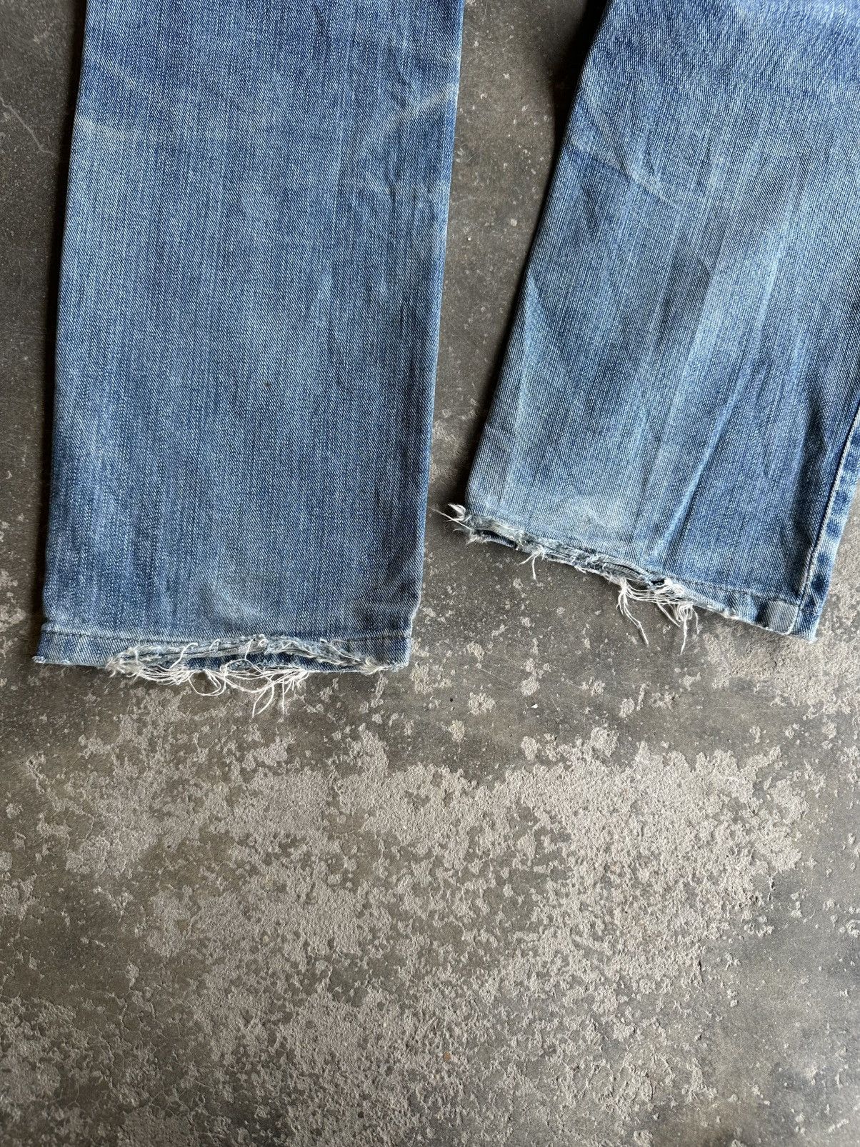 Edwin Vintage EDWIN Japan Rusty Distressed Denim Pants Size US 31 - 14 Thumbnail