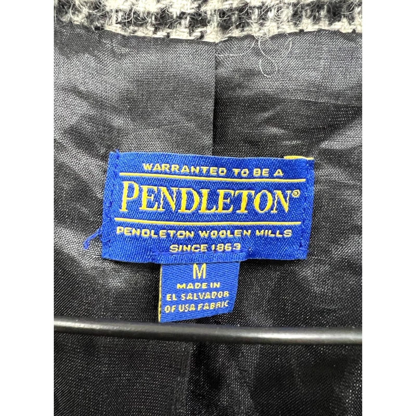 Pendleton Pendleton Wool Tweed Coat Jacket Women Size M Gray Tweed Coat Jacket Women M Size M / US 6-8 / IT 42-44 - 4 Thumbnail