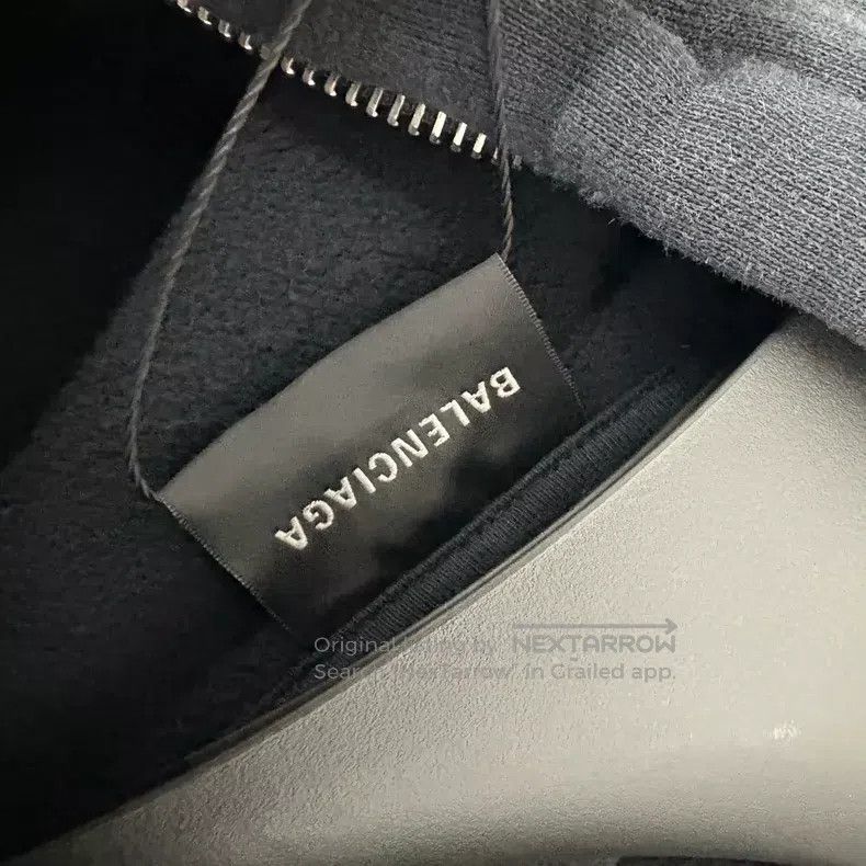 Balenciaga Balenciaga Double ring print zipper hoodie Size US XL / EU 56 / 4 - 3 Thumbnail