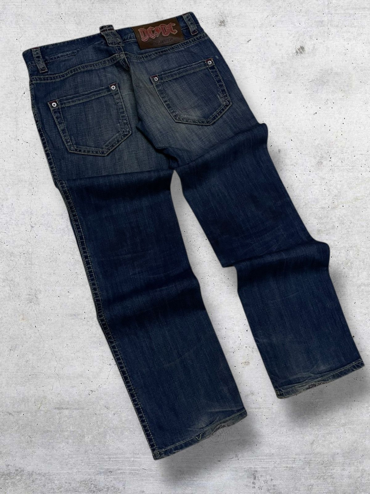 Dsquared2 VINTAGE DESIGNER DSQUARED2 ‘FUCKER’ ACDC RIPPED OG DENIM Size US 32 / EU 48 - 10 Thumbnail