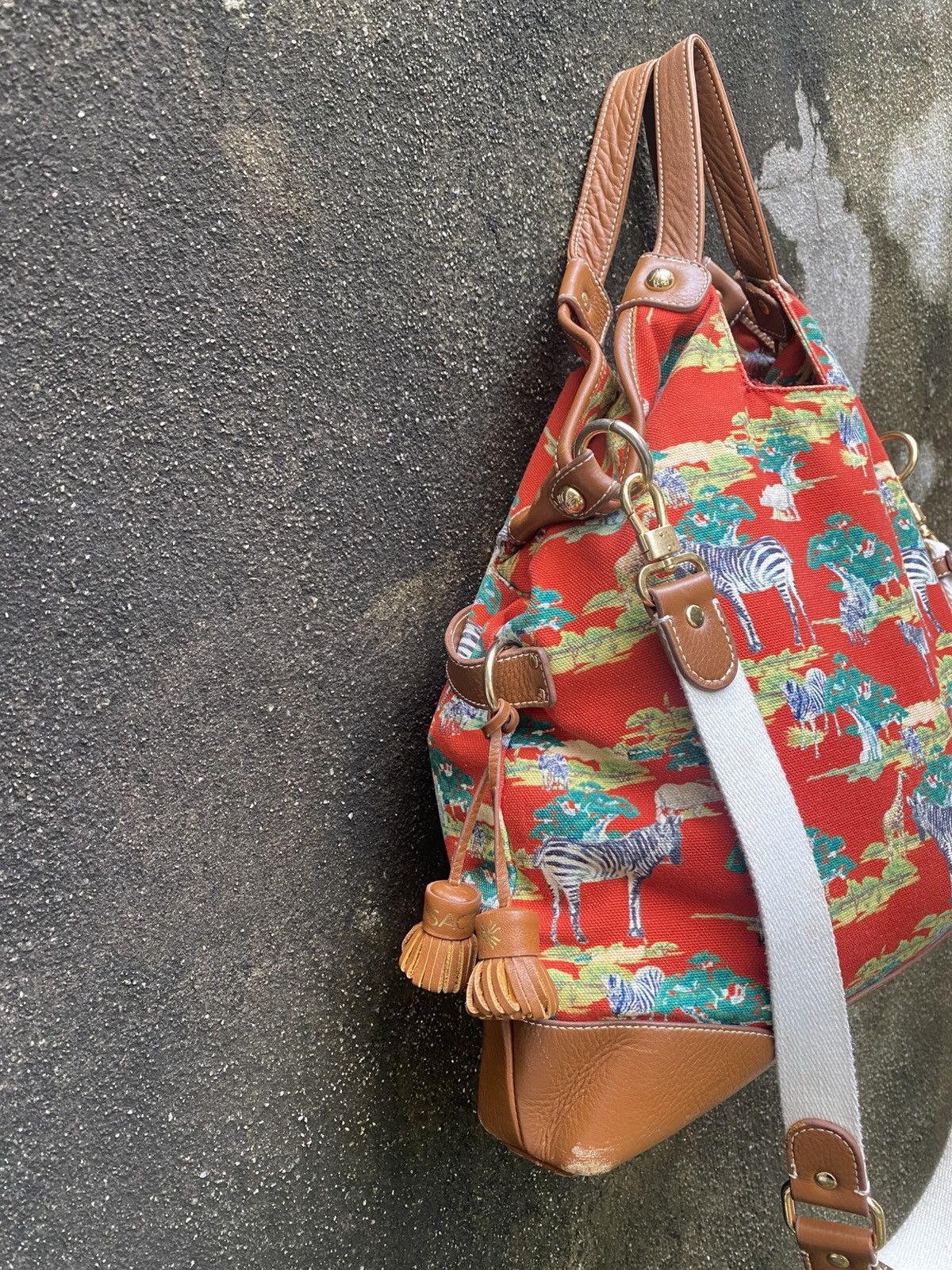 Yohji Yamamoto Yohji Yamamoto Y’saccs Full Print Safari Sling Bag Size ONE SIZE - 5 Thumbnail