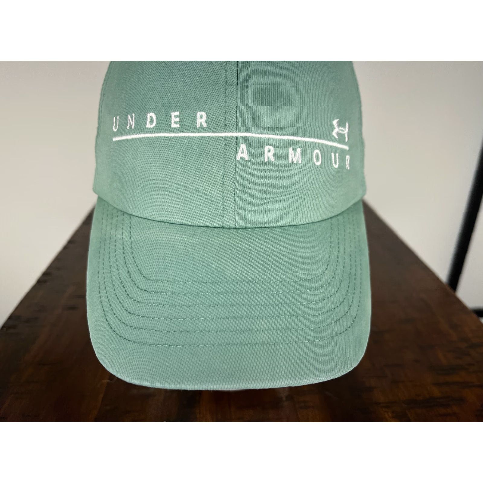 Under Armour Under Armour Hat Cap Strap Back Womens One Size Blue Cotton Polyester Blend Size ONE SIZE - 3 Thumbnail