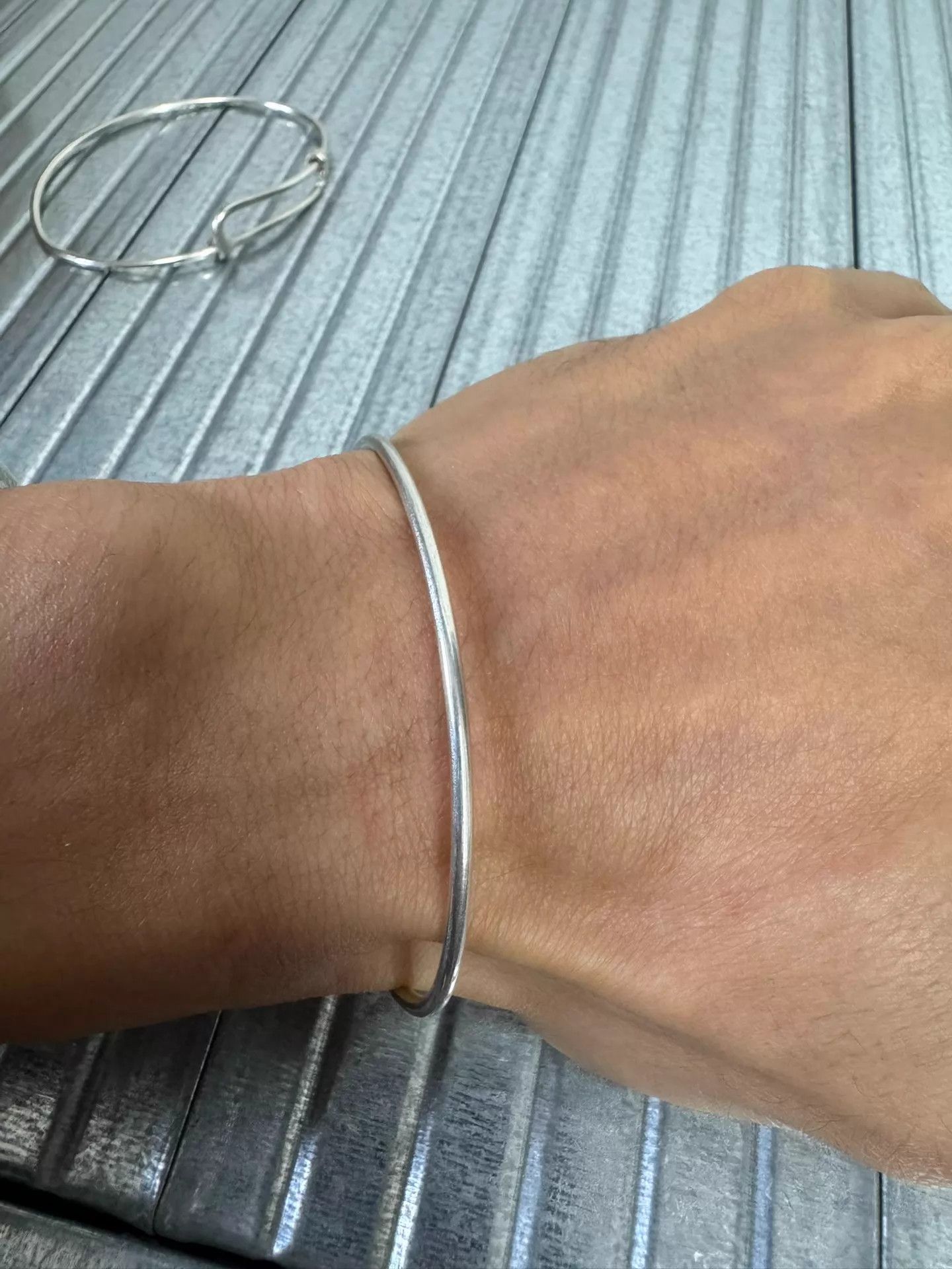 Ma+ maurizio amadei m.a+ silver adjustable bracelet unisex Size ONE SIZE - 5 Thumbnail