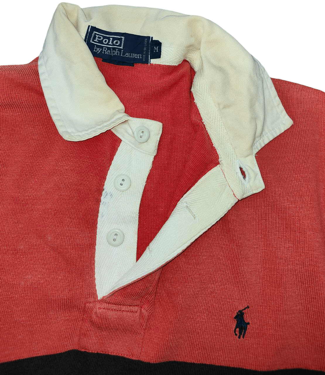 Polo Ralph Lauren Vintage Ralph Lauren Rugby Faded Polo T Size US M / EU 48-50 / 2 - 7 Thumbnail
