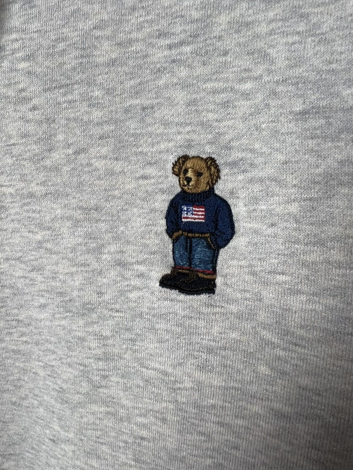 Polo Ralph Lauren Ralph Lauren Hoodie Wth Polo Bear Logo American Flag Sweater Size US L / EU 52-54 / 3 - 4 Thumbnail