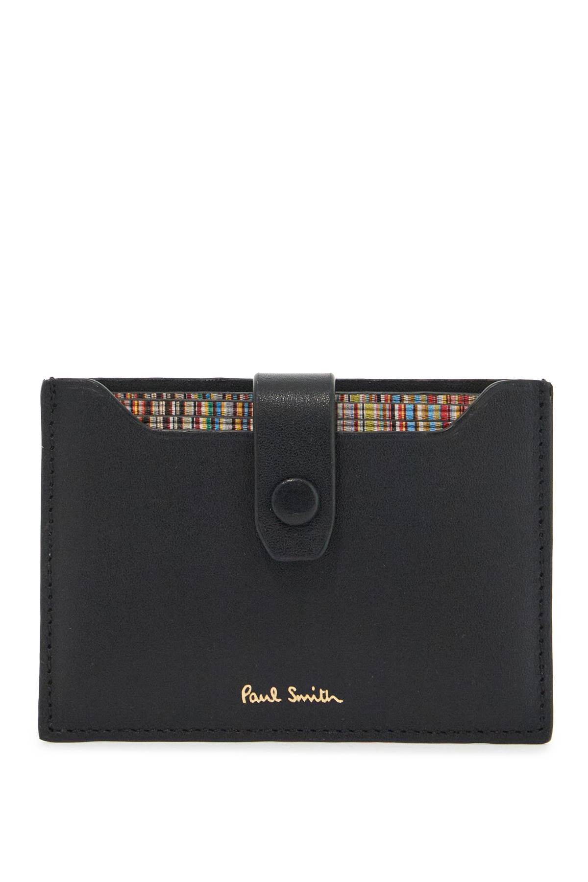 NWT Paul Smith Logo Leather Cardholder Brown and multi buy colors