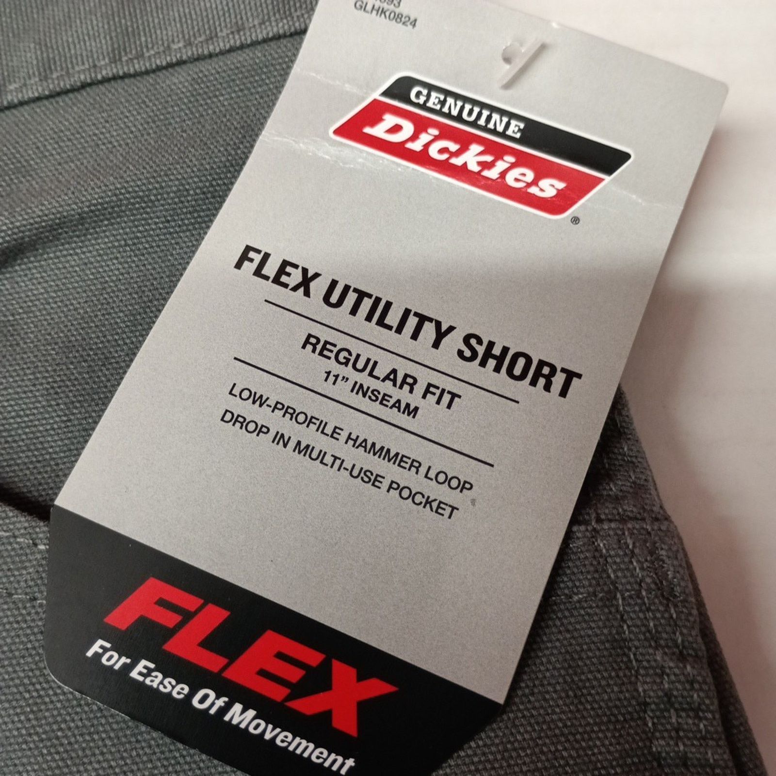 Dickies Dickies Men's Size 34 Regular Fit 11” Ins Gray Work Shorts Size US 34 / EU 50 - 2 Thumbnail