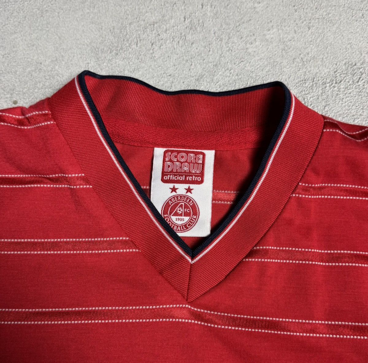 Vintage Aberdeen 1984 1986 Home Football Shirt Soccer Jersey Retro Size US S / EU 44-46 / 1 - 6 Thumbnail