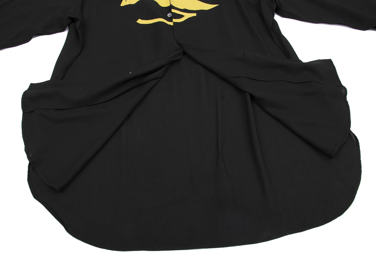 Yohji Yamamoto Yohji Yamamoto Bird Patch Rayon Shirt Size US M / EU 48-50 / 2 - 9 Thumbnail