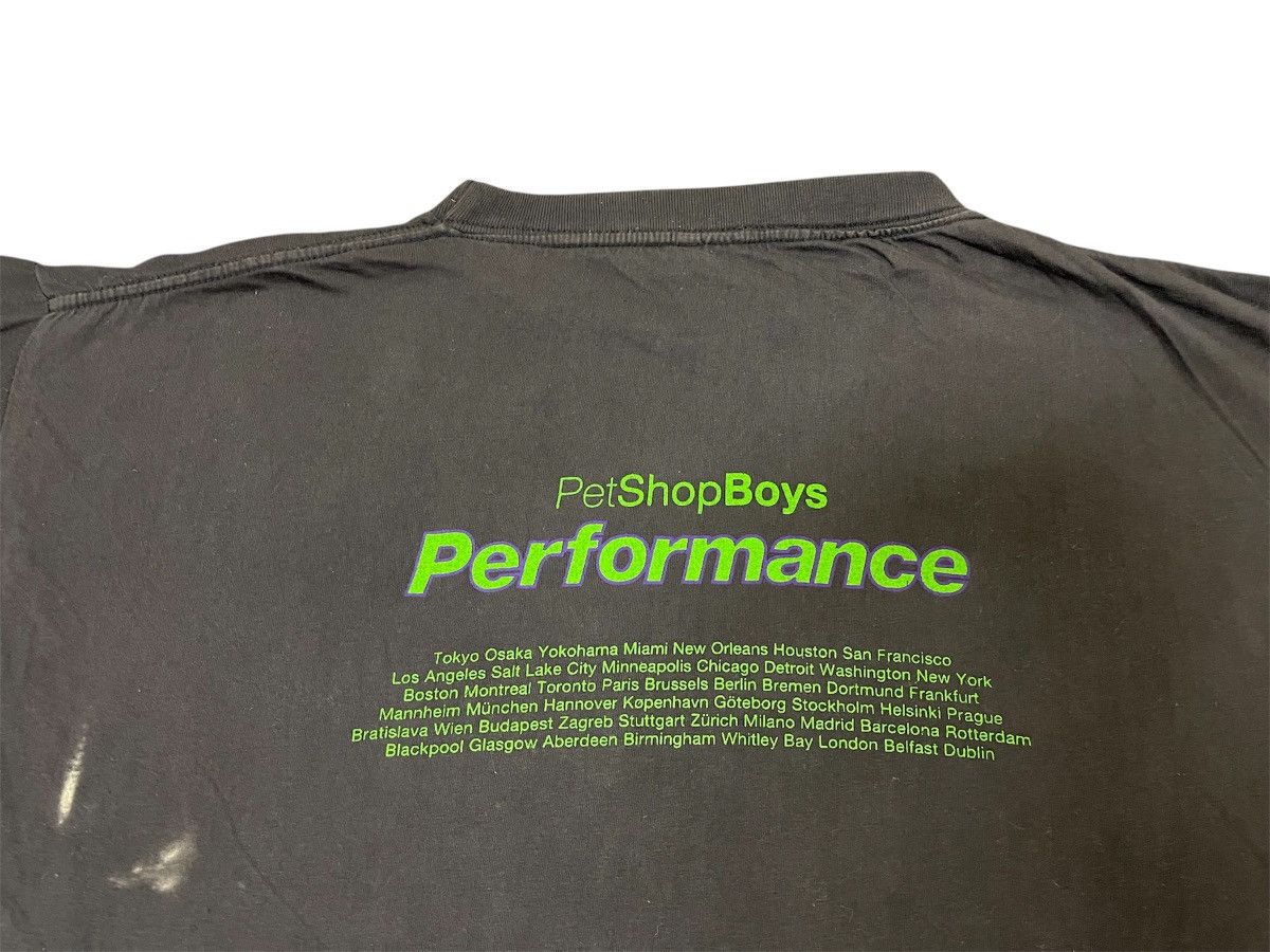 Vintage Vintage 90s Pet Shop Boys - Performance Tour 1991 T-Shirt Size US L / EU 52-54 / 3 - 9 Thumbnail