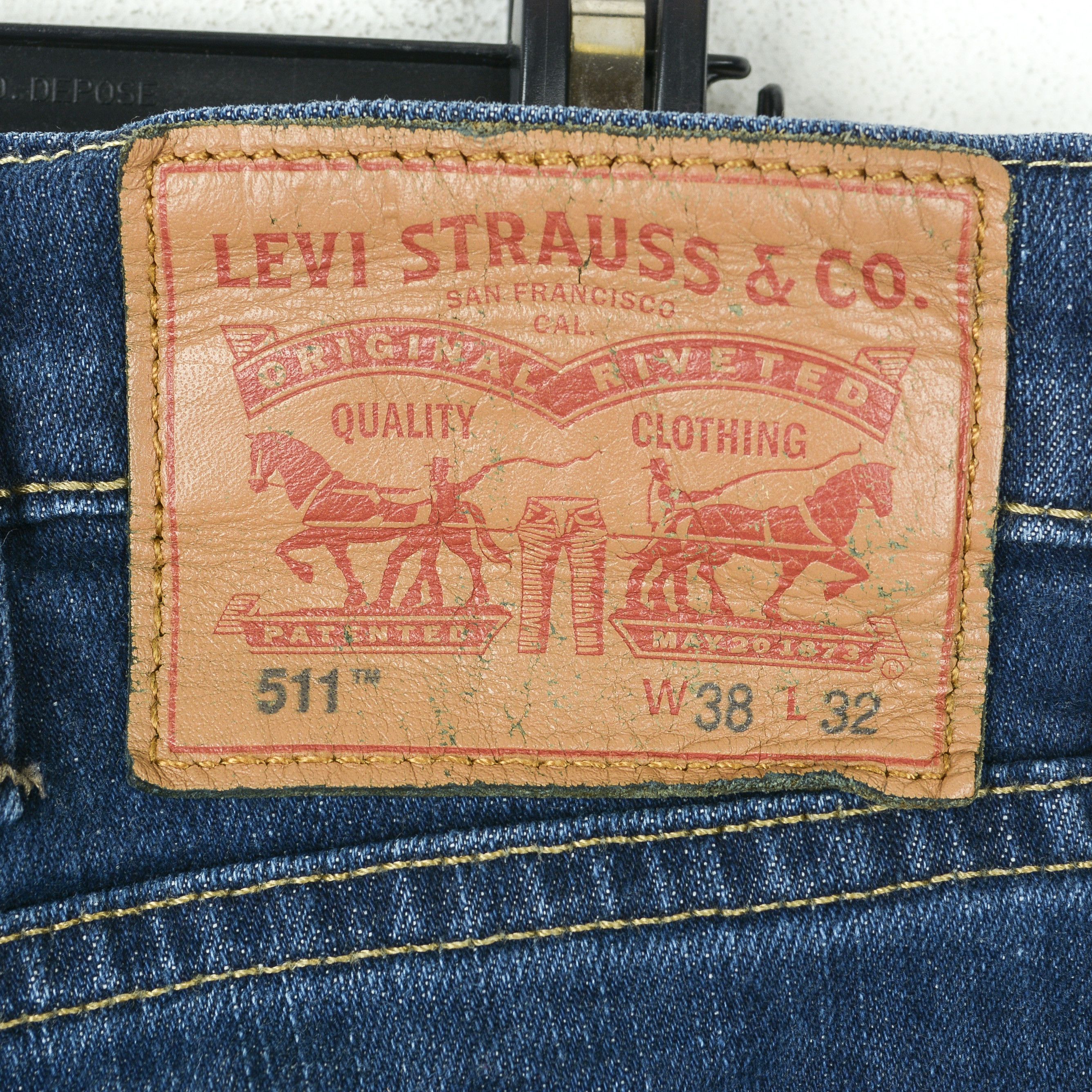 Levi's 511 Men W38 L32 Slim Fit Straight Jeans Denim Pants Trousers Size US 38 / EU 54 - 6 Thumbnail