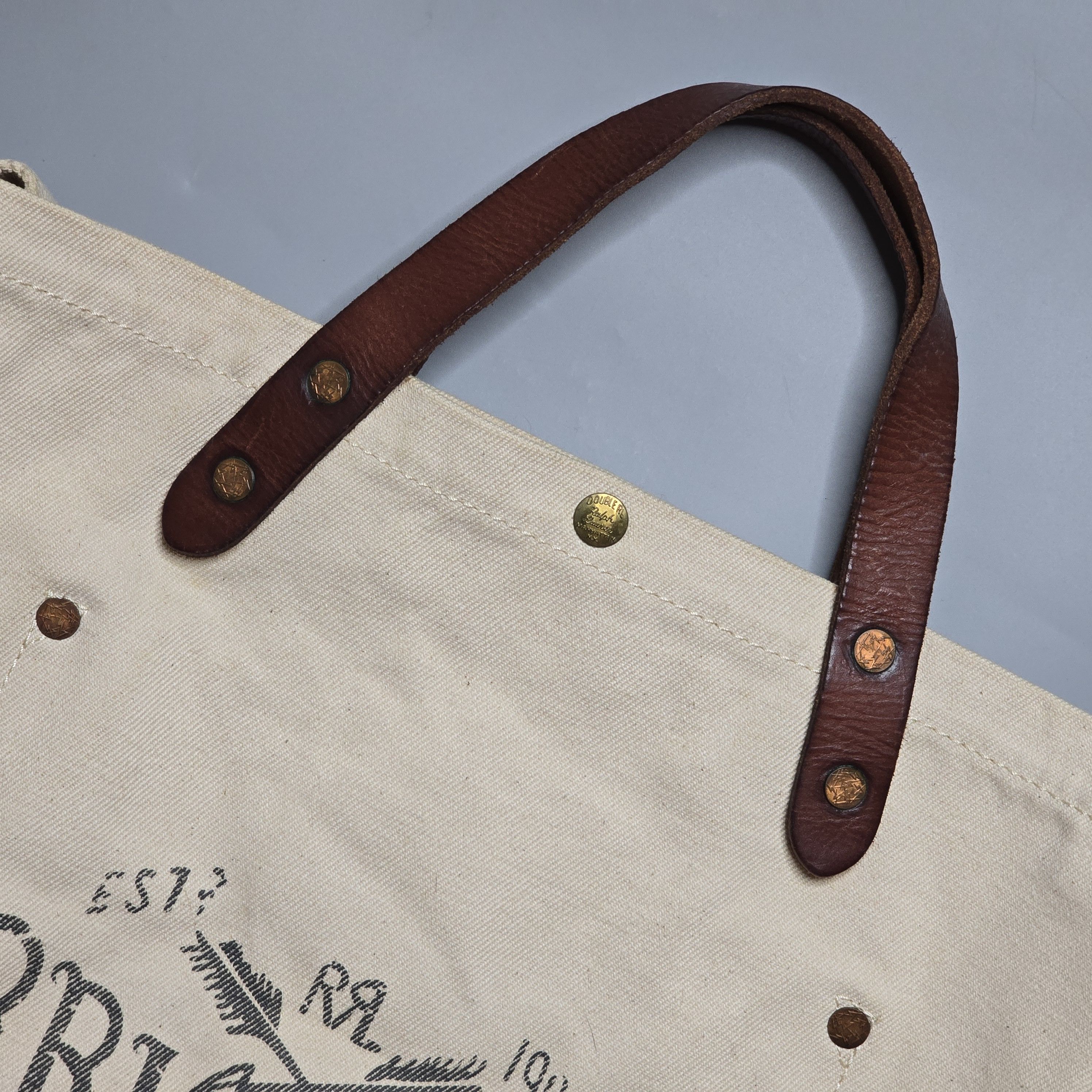 RRL Ralph Lauren RRL - Canvas Shopper Tote Bag Size ONE SIZE - 6 Thumbnail