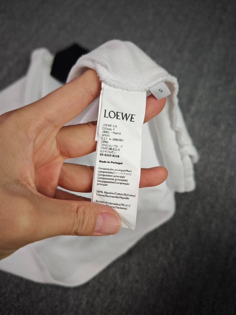Loewe LOEWE Solid-colored Polo collar short-sleeved polo shirt Size US S / EU 44-46 / 1 - 3 Thumbnail