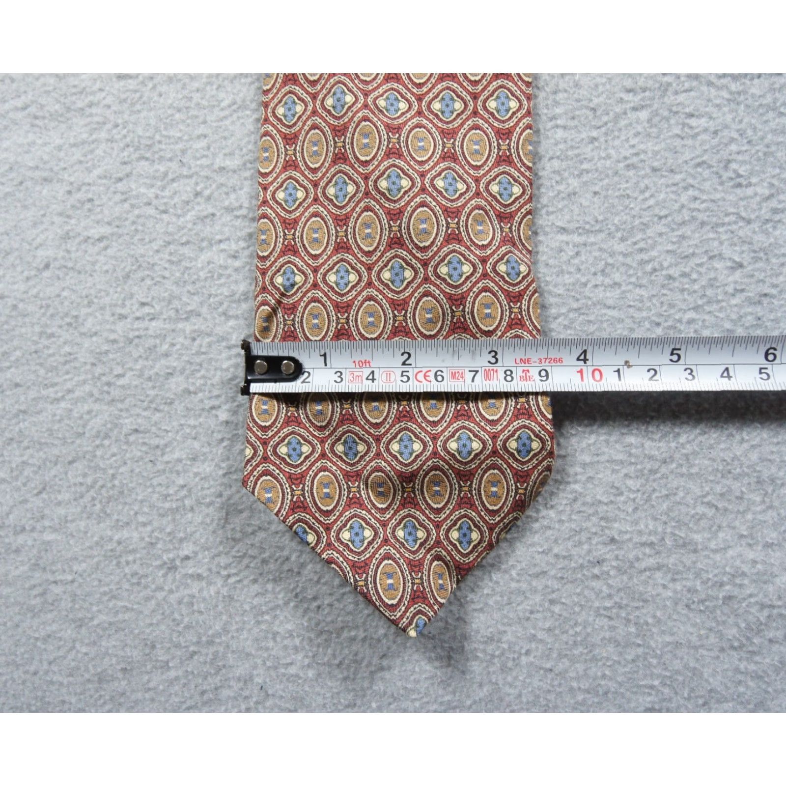 Brooks Brothers VINTAGE Brooks Brothers Tie Red Makers Silk Cotton NEW OLDSTOCK Work Business Tie Mens Size ONE SIZE - 6 Thumbnail