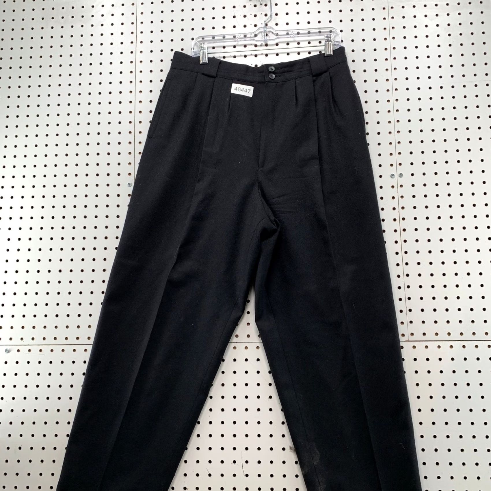 Vintage VINTAGE Giorgio Sant Angelo Pants Womens Size 16 33x29 Pleated 100% Wool White Size 38" / US 16 / IT 52 - 2 Thumbnail